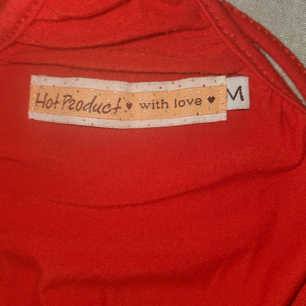 Red, tan, and black maxi dress by Hot Product size medium - Picture 4 of 4
